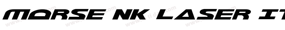 Morse NK Laser Italic字体转换